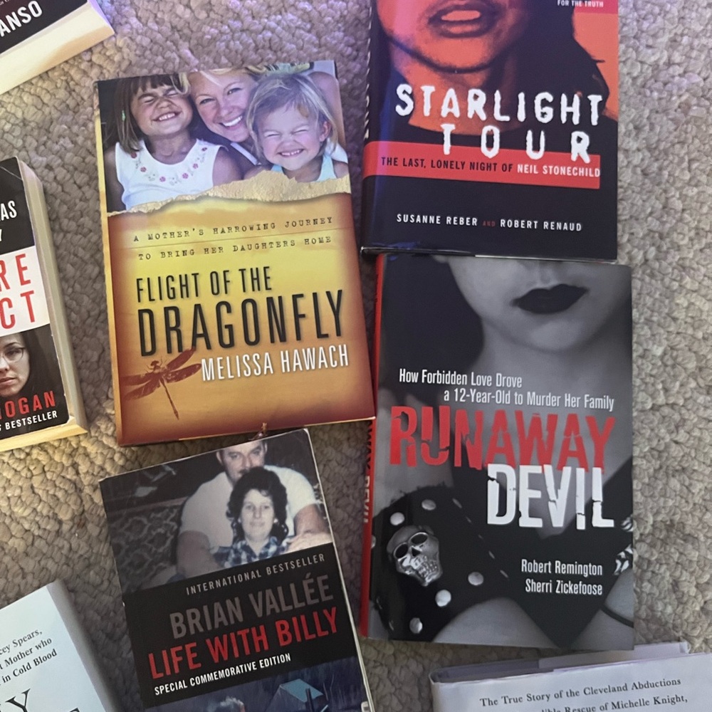 20+ Assorted Book Collection true Crime